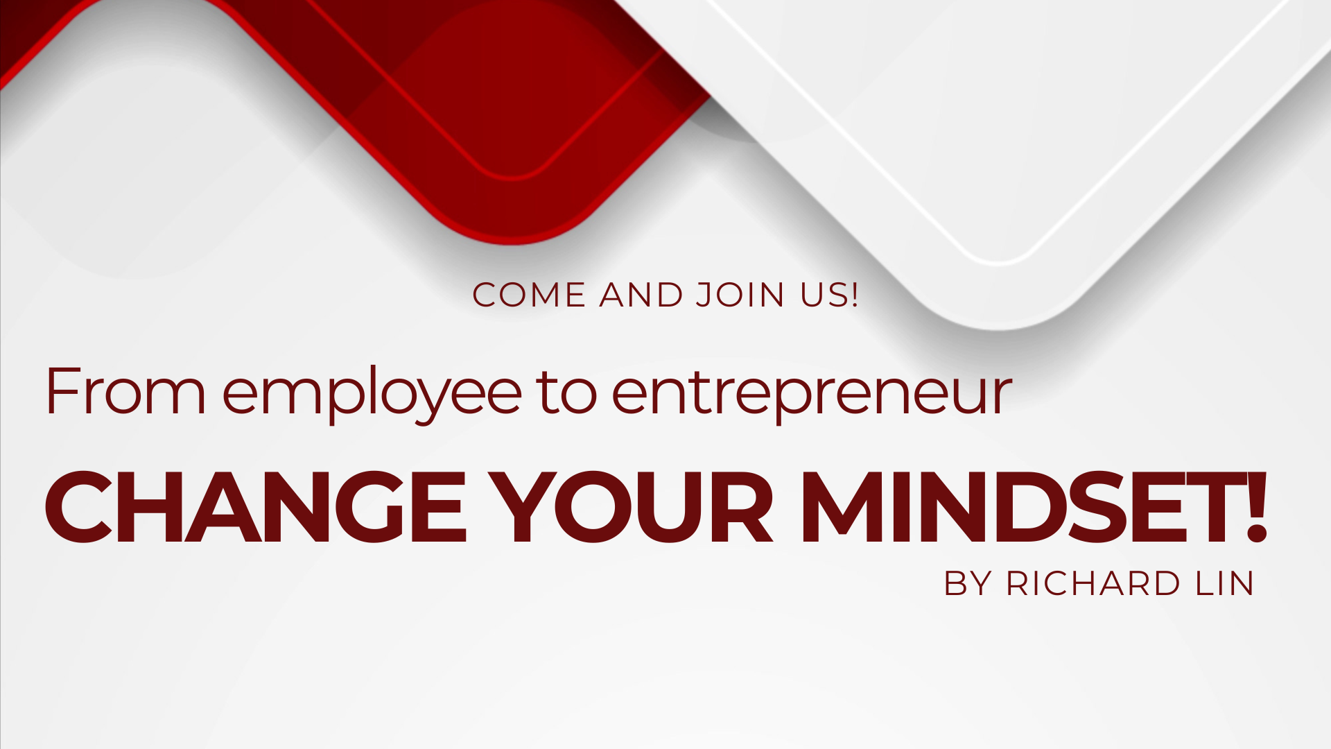 From Employee to Entrepreneur: Change Your Mindset!