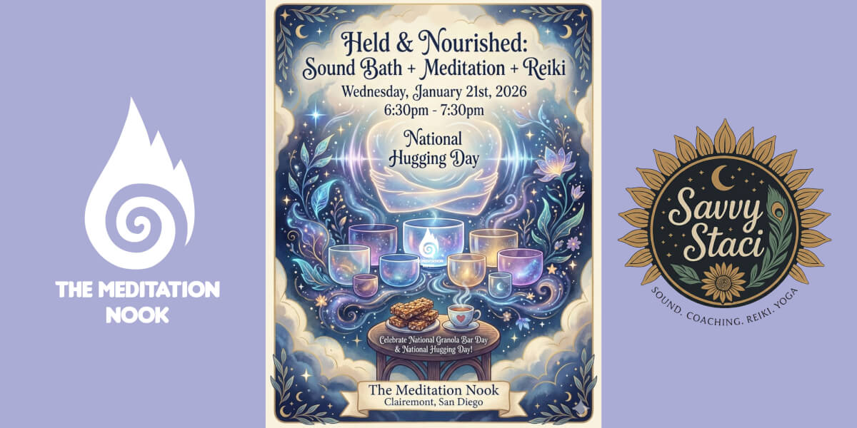 Held & Nourished: Sound Bath + Meditation + Reiki