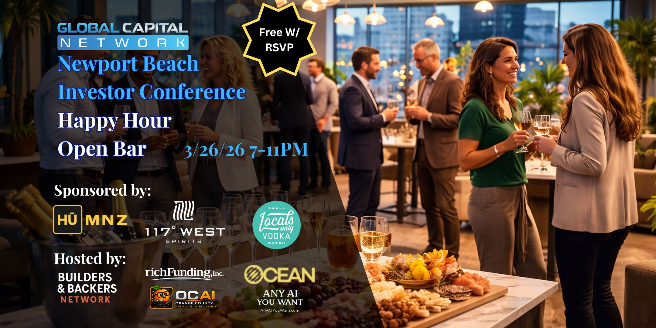 Free Happy Hour After Investor Conference
