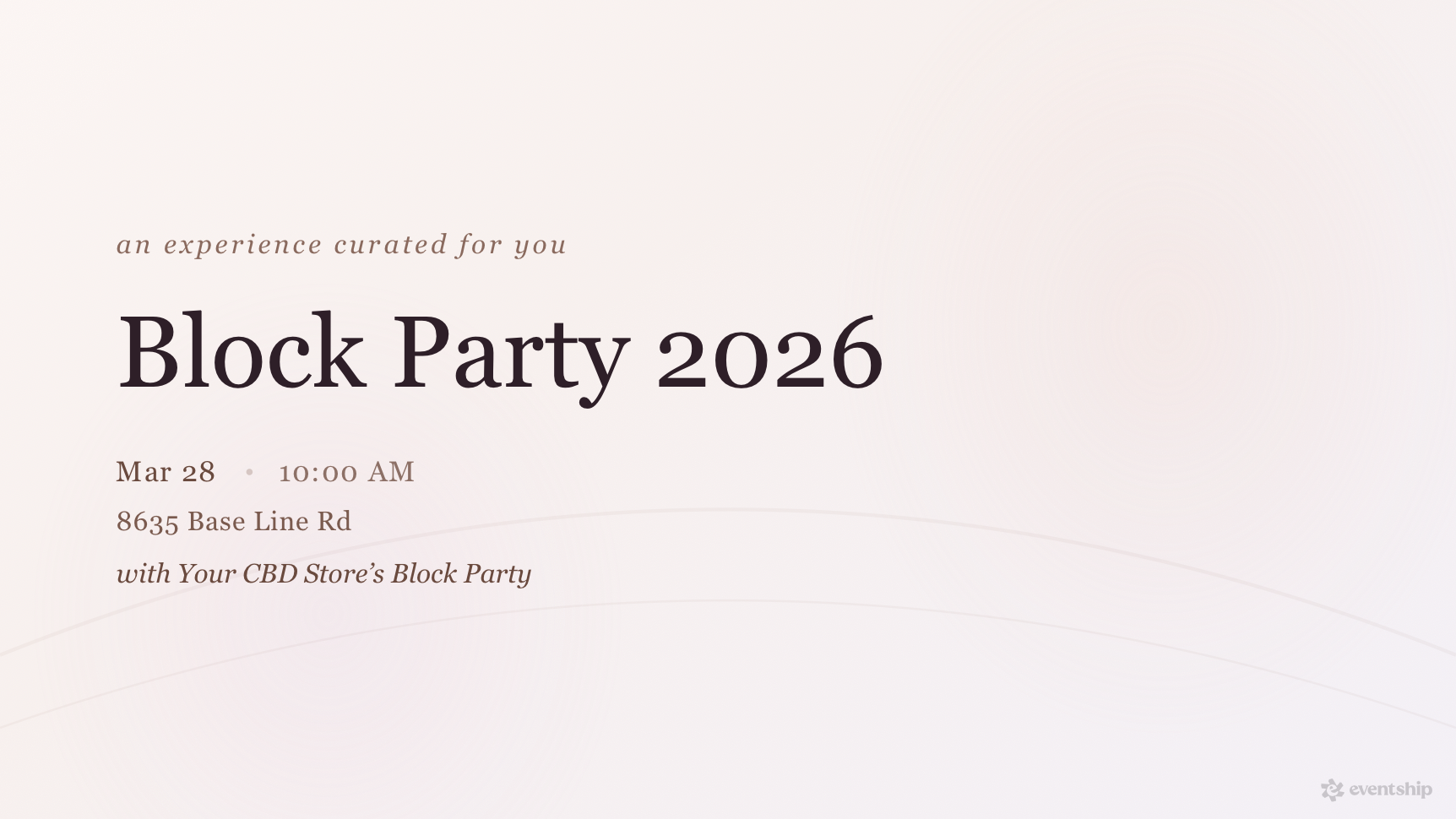 Block Party 2026