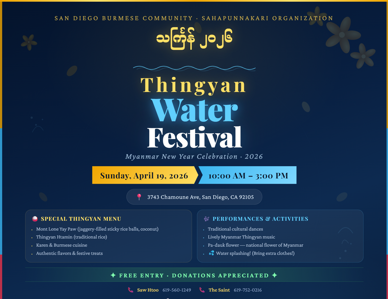 Thingyan Water Festival-Myanmar new year