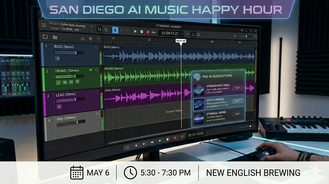 San Diego AI Music Happy Hour