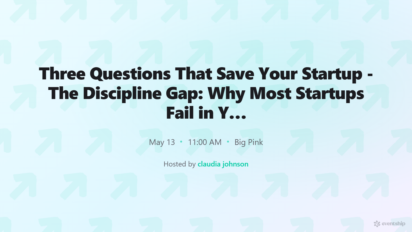 Three Questions That Save Your Startup  - The Discipline Gap: Why Most Startups Fail in Years 1–3