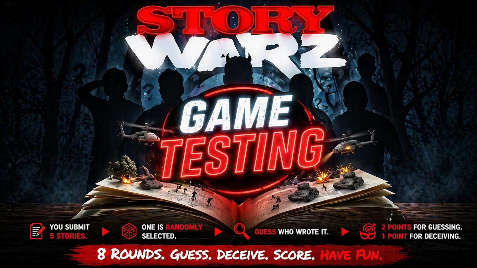 Story Warz Happy Hour (Mobile Game Testing)