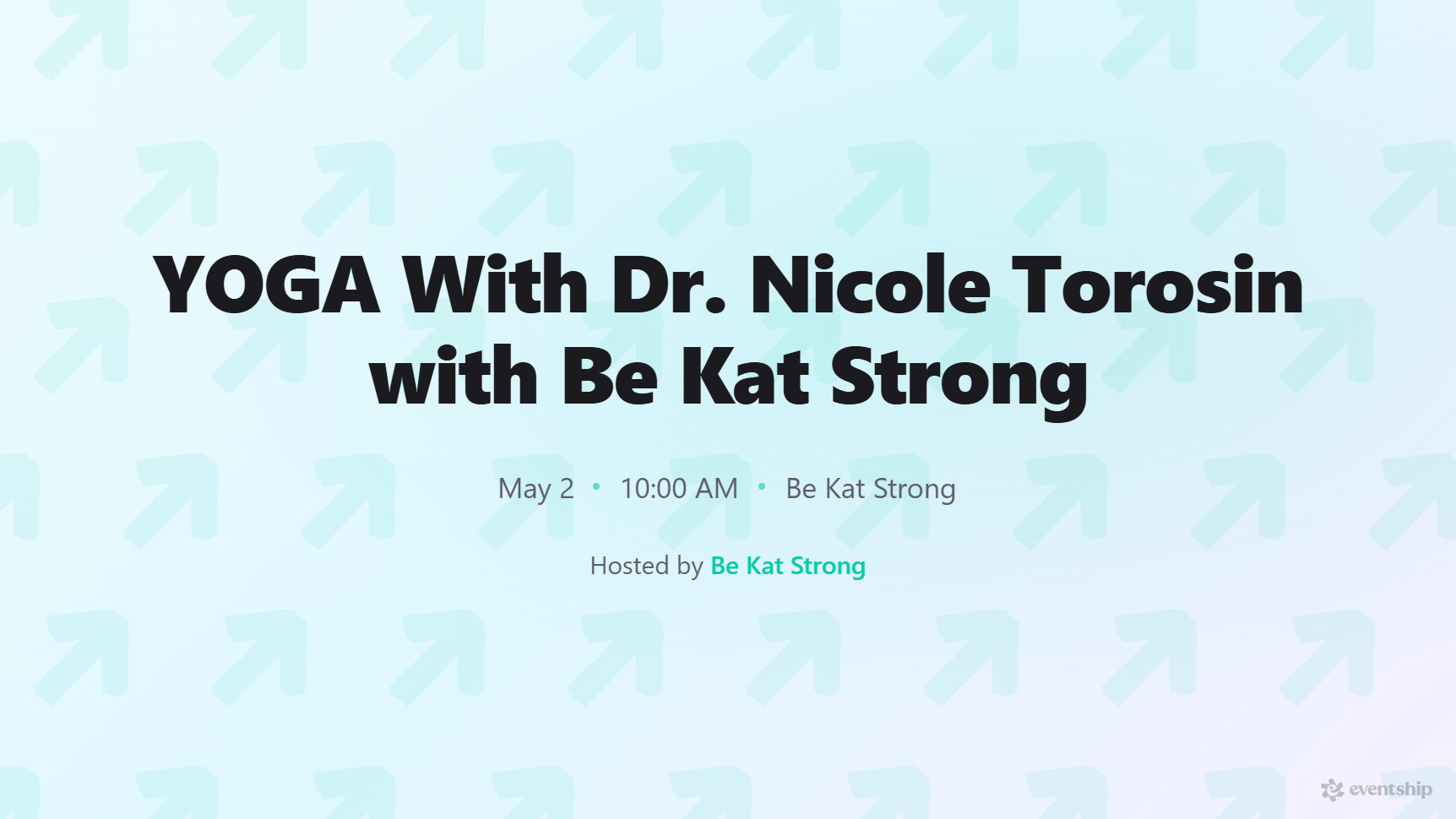 YOGA With Dr. Nicole Torosin with Be Kat Strong
