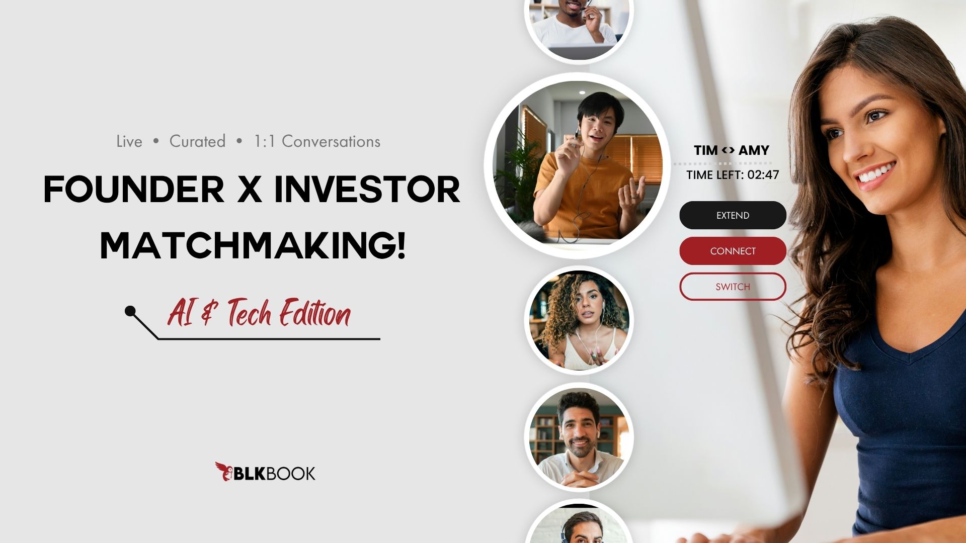 LIVE Founder ↔ Investor Matchmaking: AI & Tech
