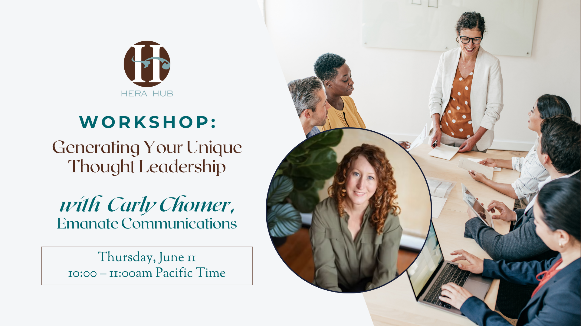 Workshop: Generating Your Unique Thought Leadership w/ Carly Chomer