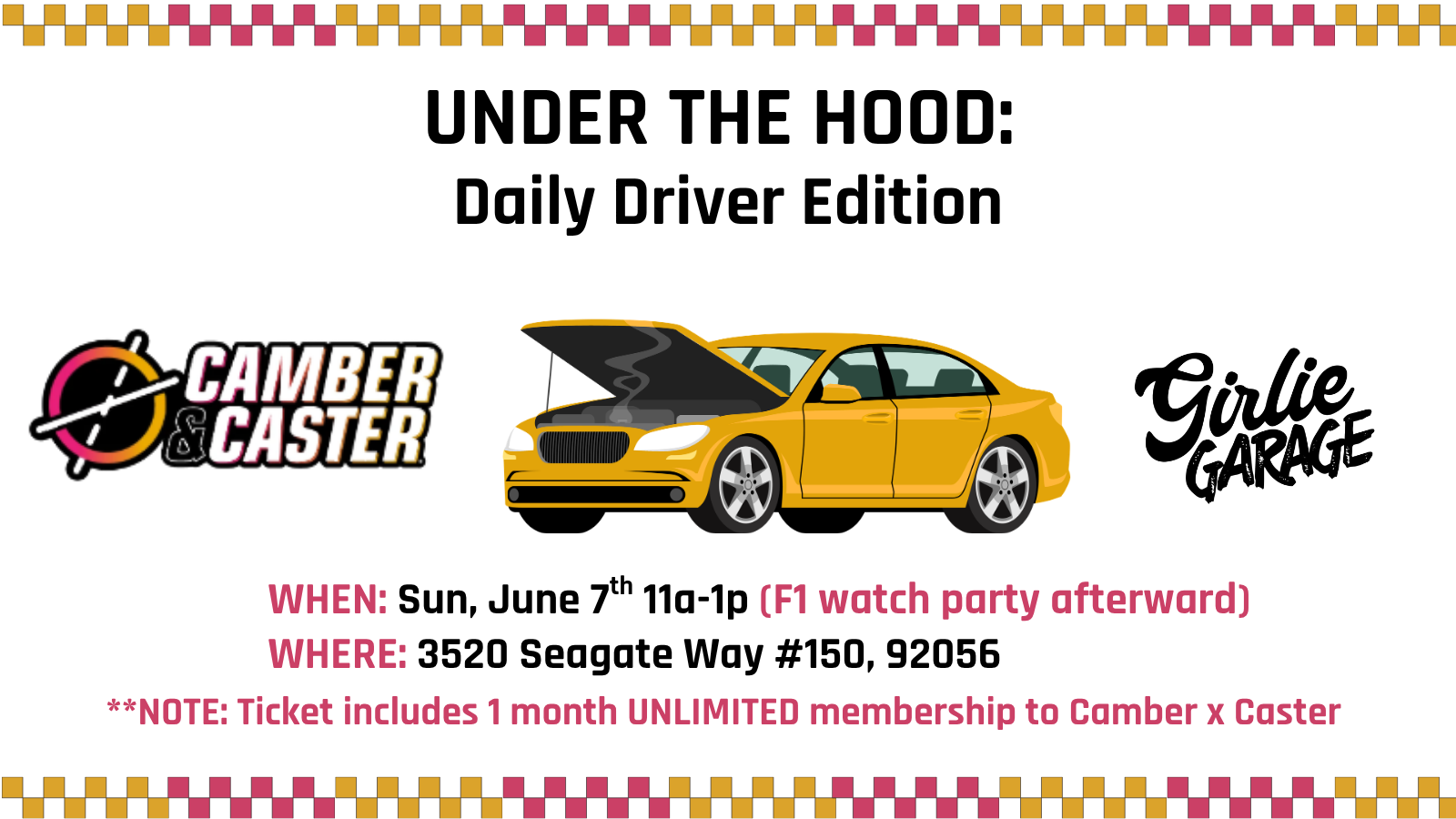 Under the Hood: Daily Driver Edition HOSTED by Camber x Caster