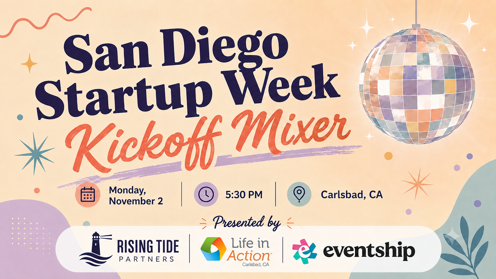 San Diego Startup Week 2026 Kickoff Mixer