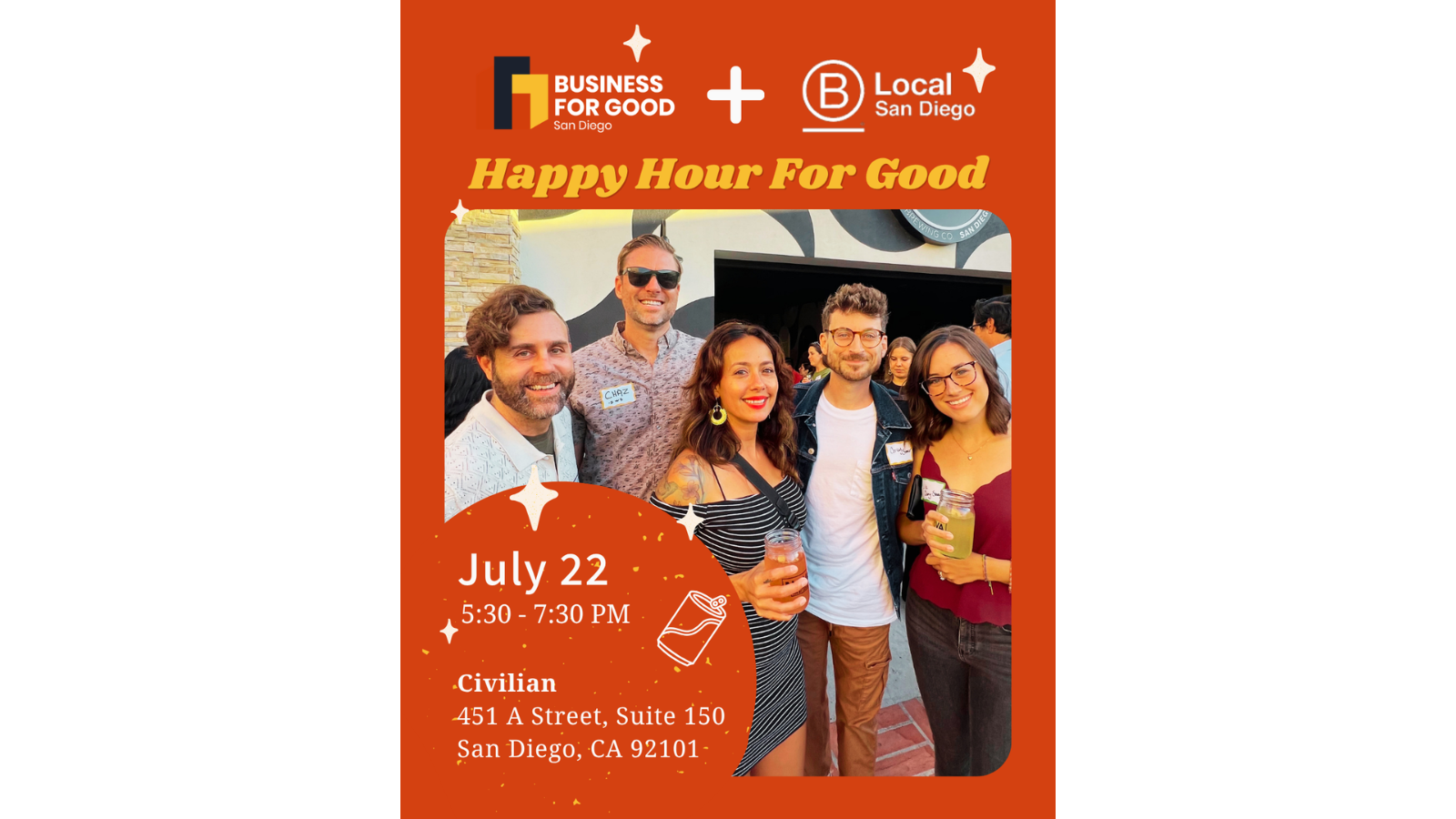 Business For Good/B Local Happy Hour For Good
