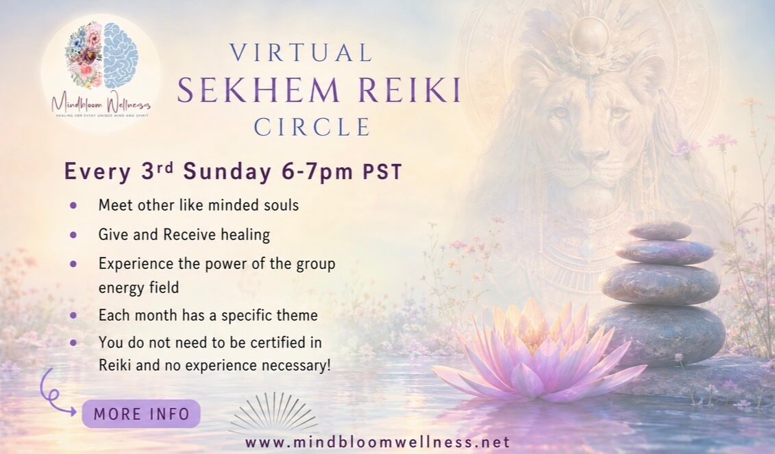 Every 3rd Sunday Sekhem Reiki Virtual Healing Circle