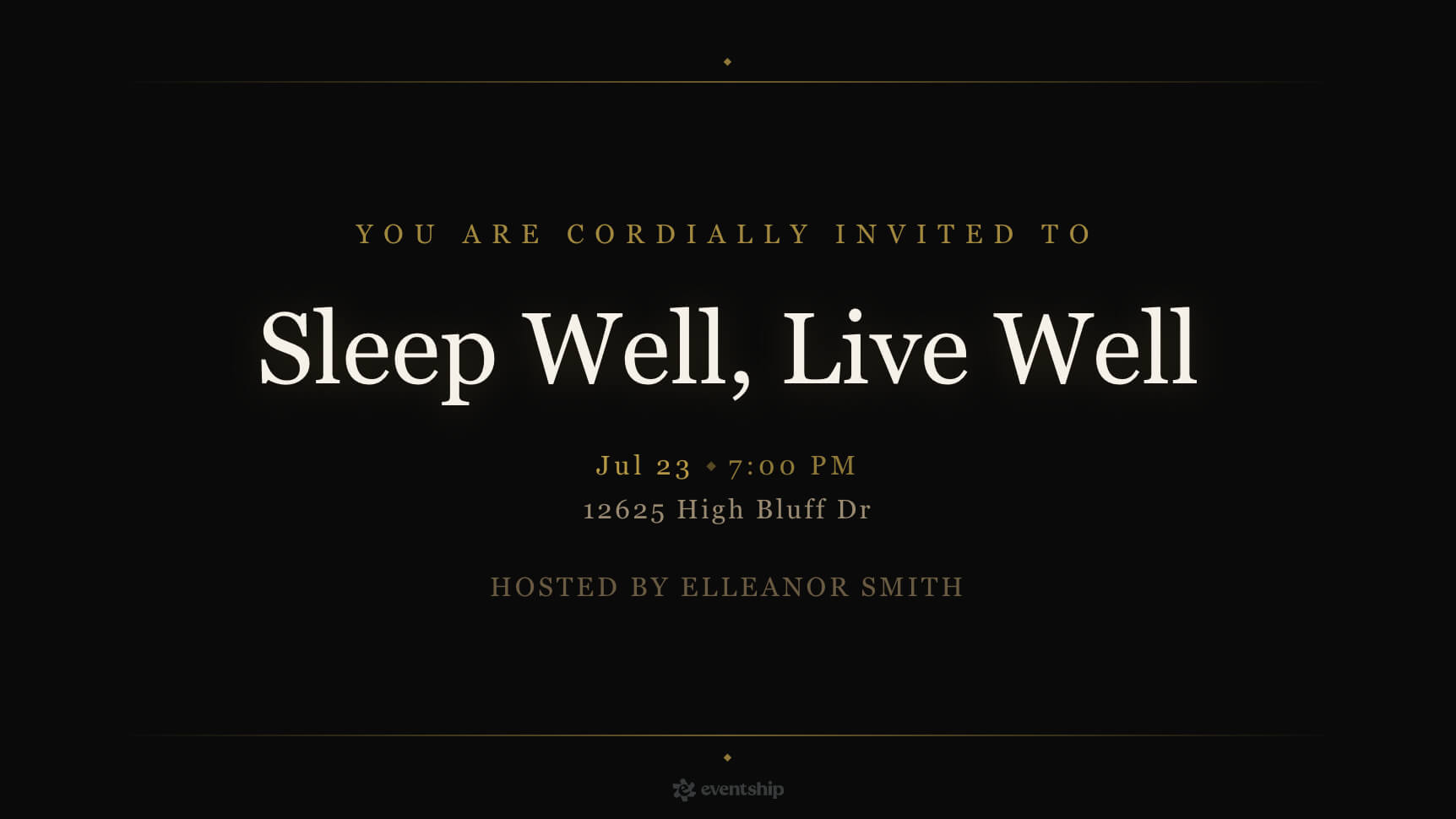 Sleep Well, Live Well