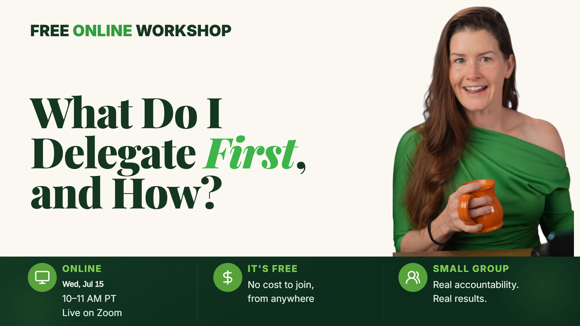 Delegation Workshop: What Do I Delegate First — and How? And to AI or a VA?