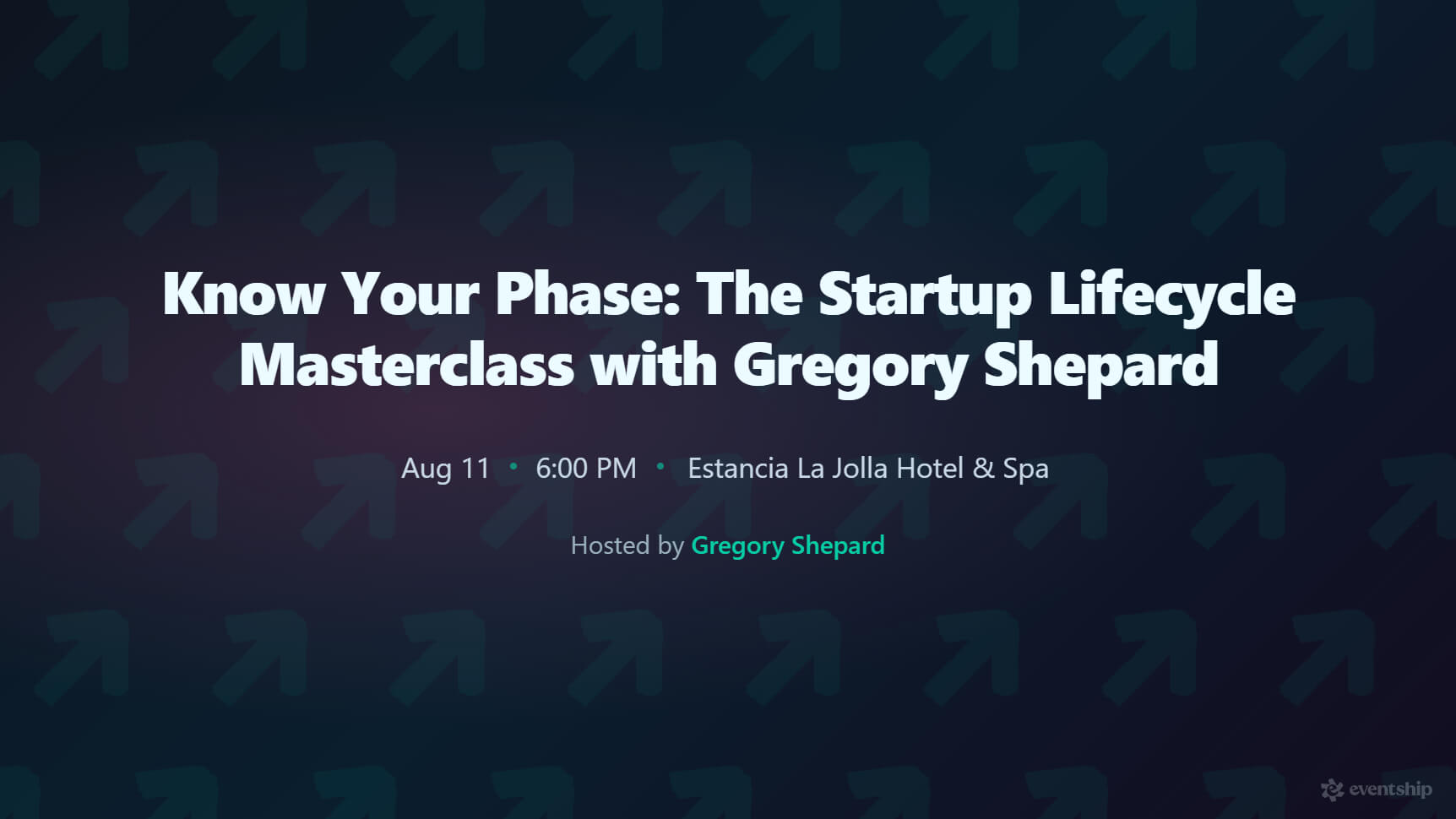 Know Your Phase: The Startup Lifecycle Masterclass with Gregory Shepard