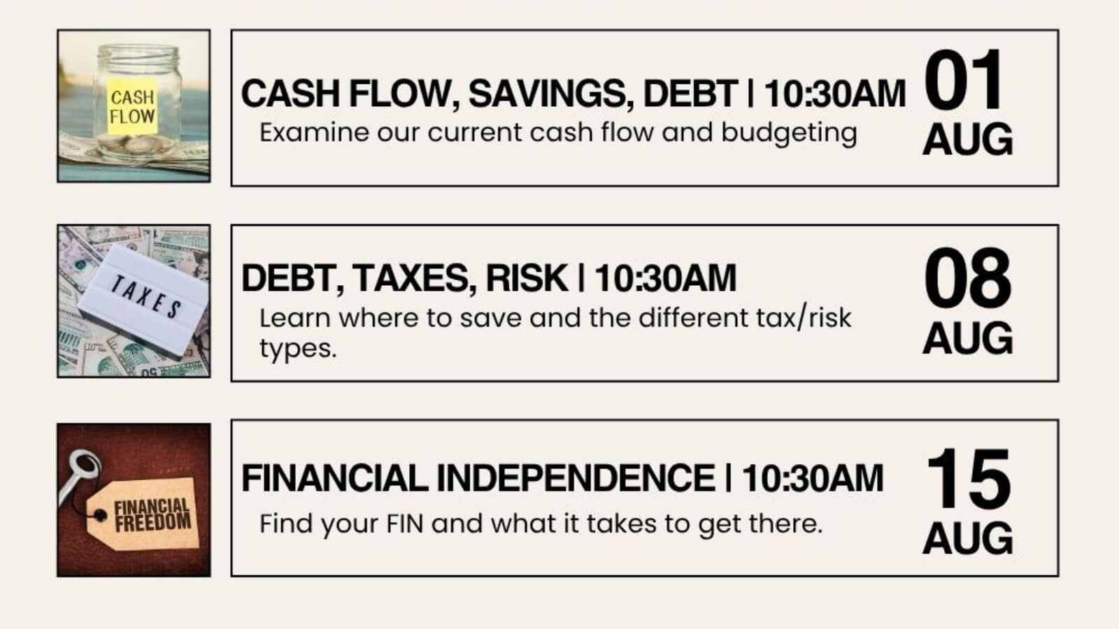 Virtual Financial Foundations Workshop