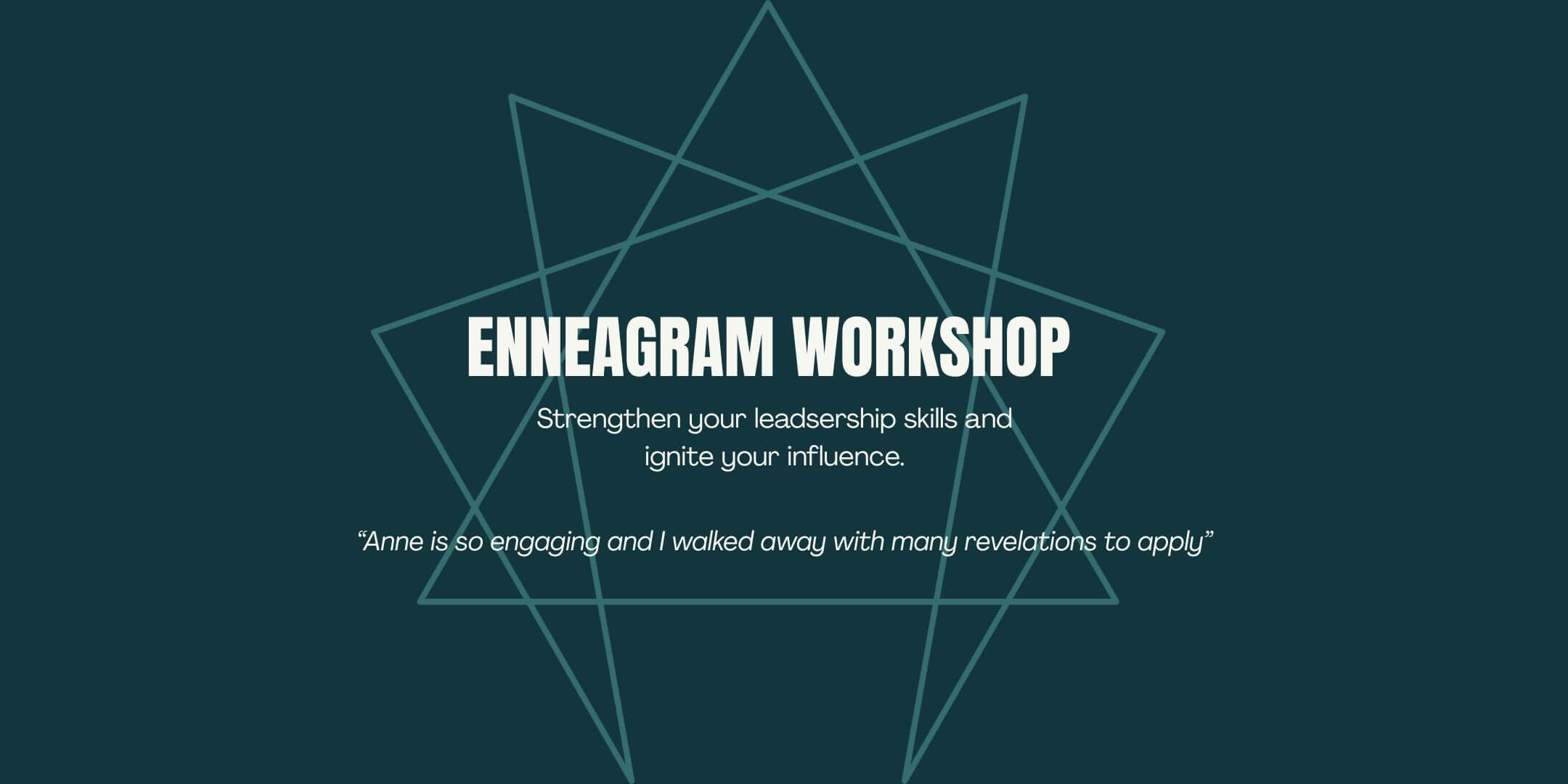 Enneagram and Human-Centered Leadership Workshop