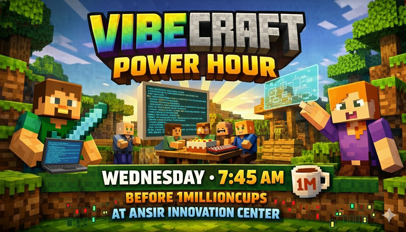 This week: Kicking off the next wave of vibe-coding builds [FREE PARKING]