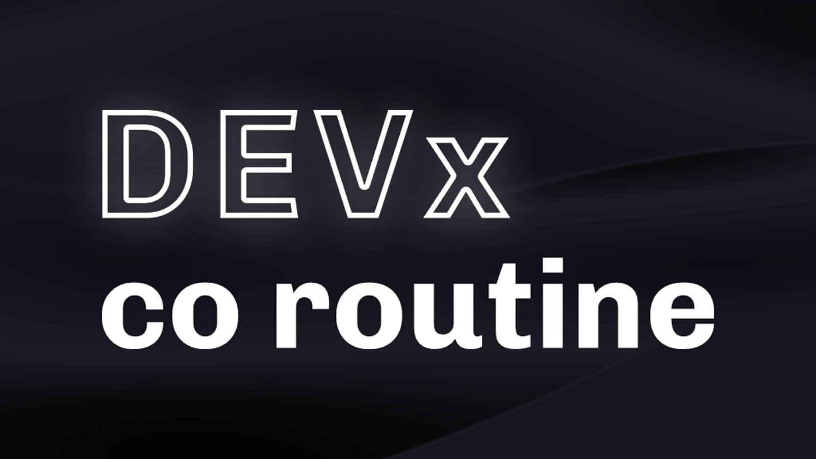 co routine("Communal")