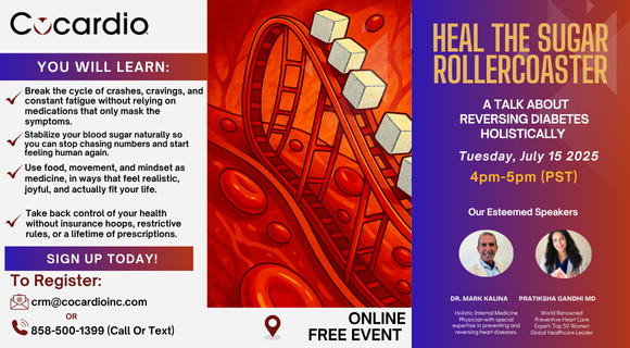 Heal The Sugar Rollercoaster - A Talk About Reversing Diabetes Holistically 