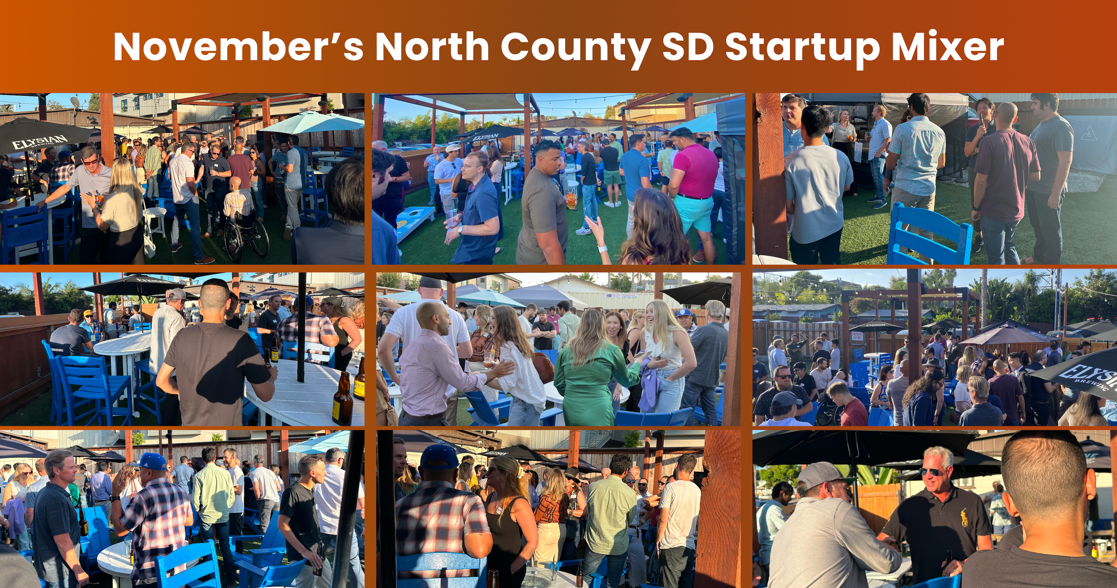 November's North County SD Startup Mixer