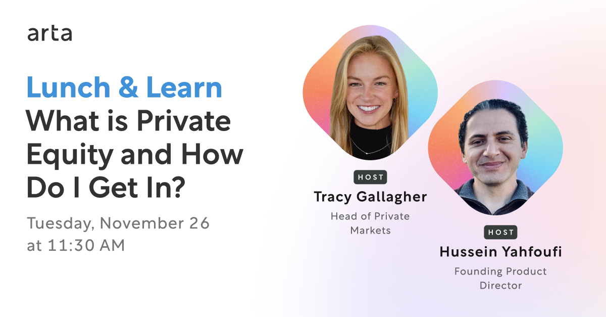 Lunch & Learn: What is Private Equity Investing and How Do I Get In?