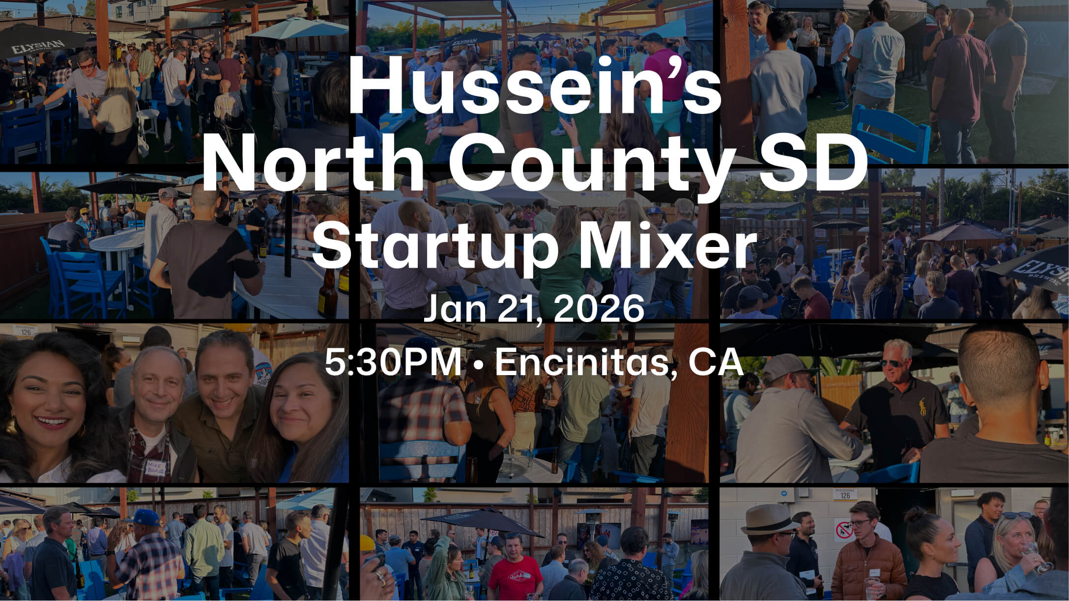 Hussein’s North County SD Startup Mixer - Jan 2026