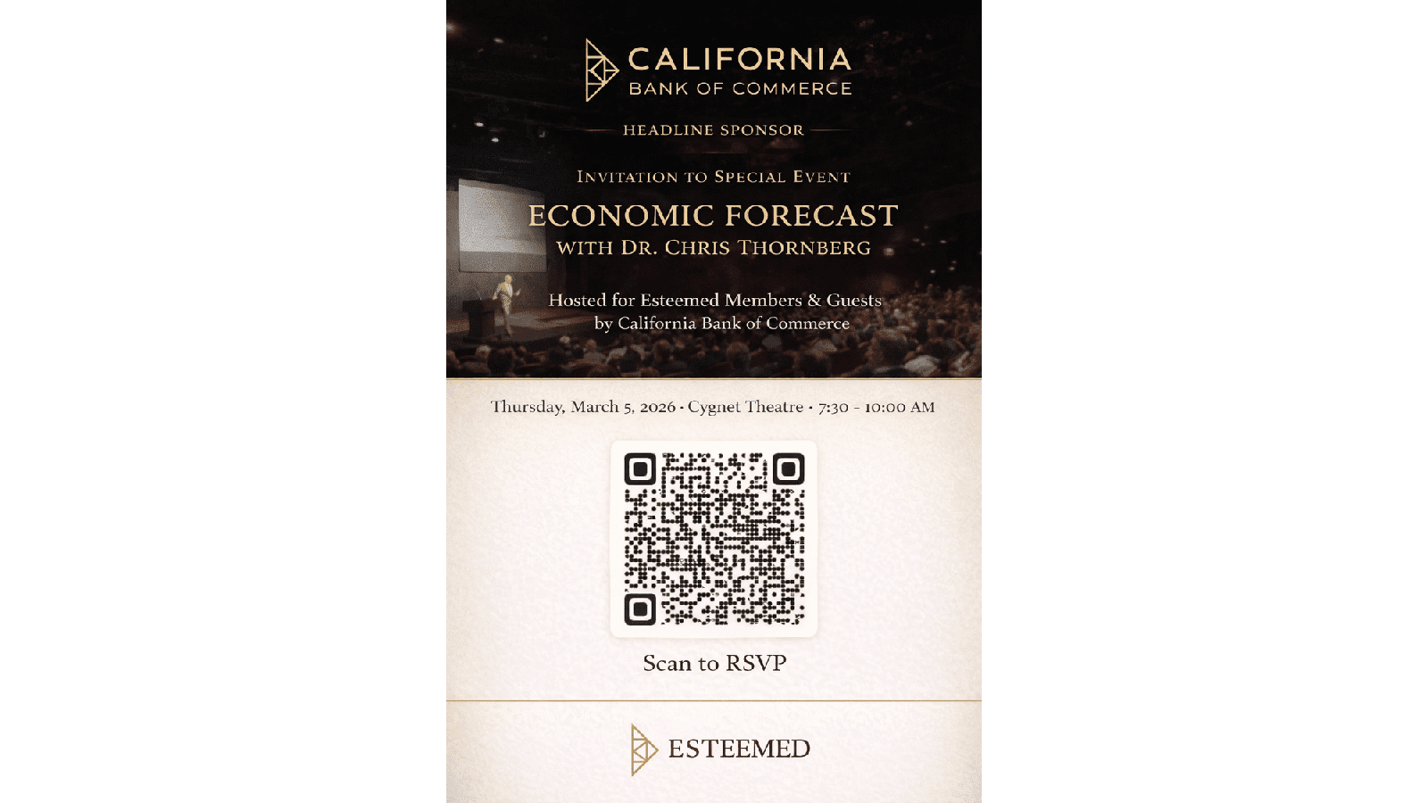 California Bank of Commerce: Economic Forecast with Dr. Chris Thornberg