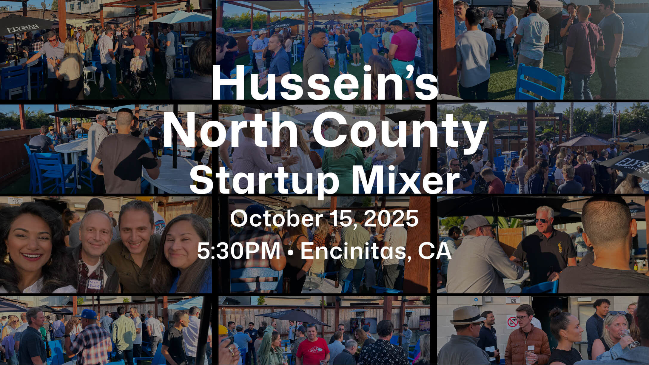 Hussein’s North County Startup Mixer - October 2025