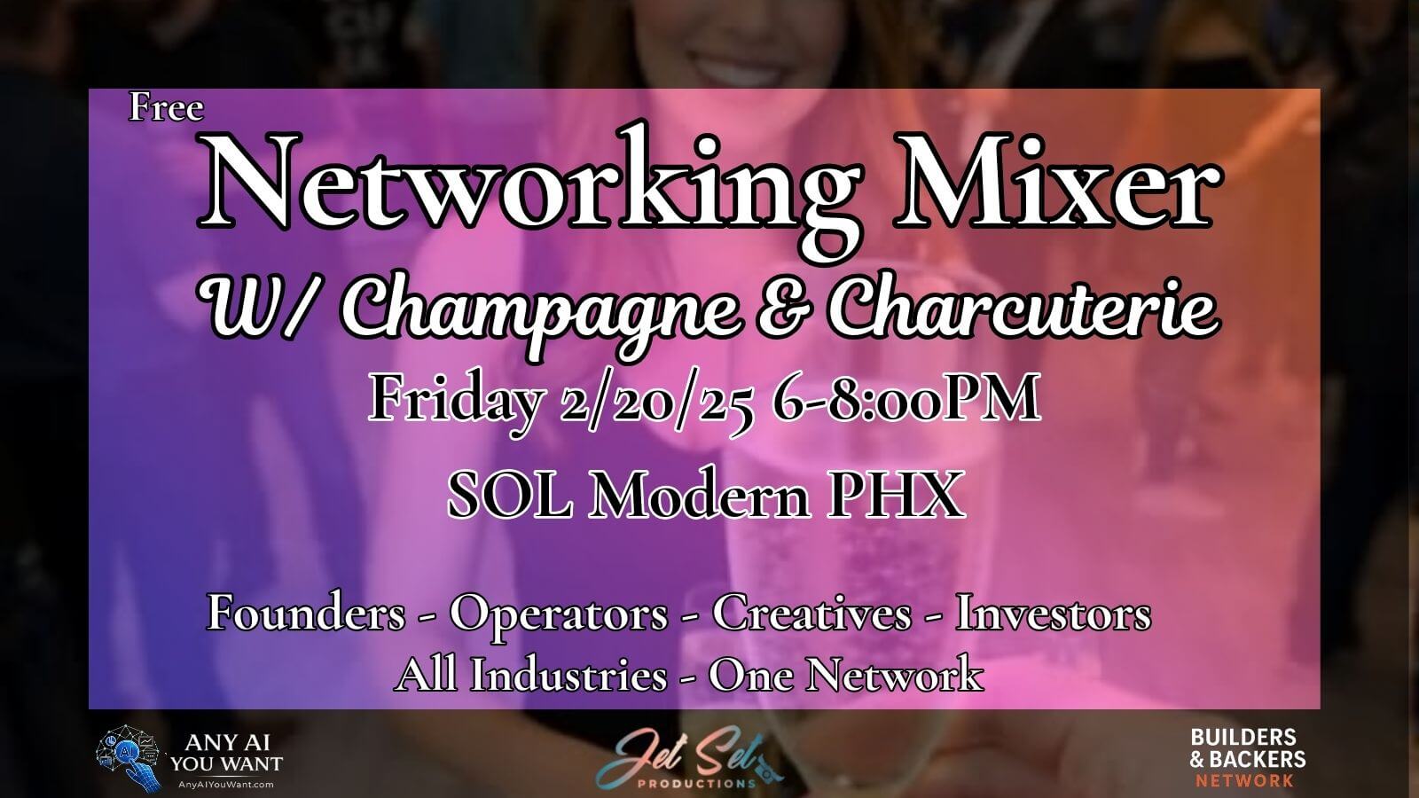 Free Champagne & Charcuterie Networking Mixer