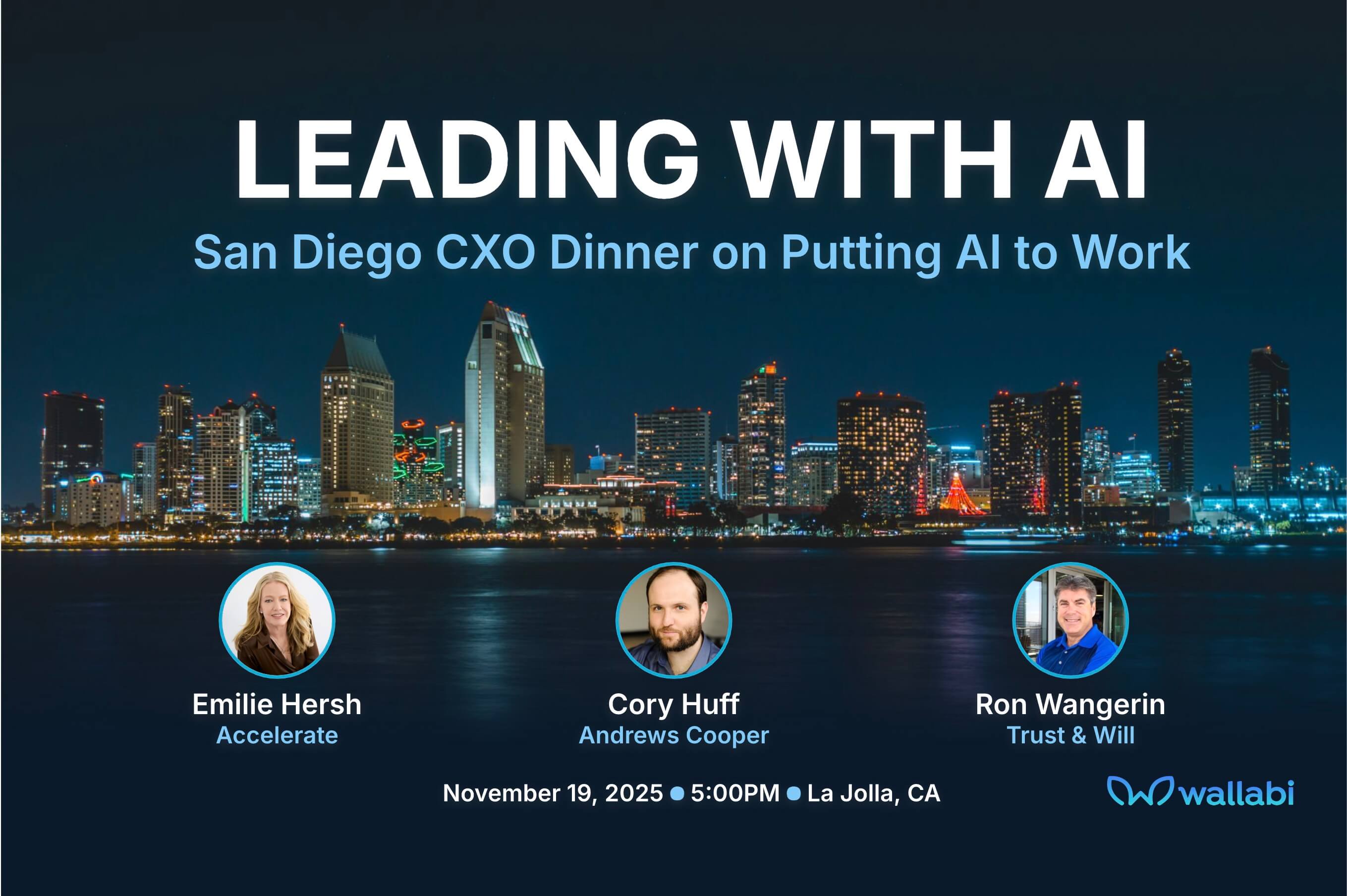 Leading with AI: CXO Dinner on Putting AI to Work