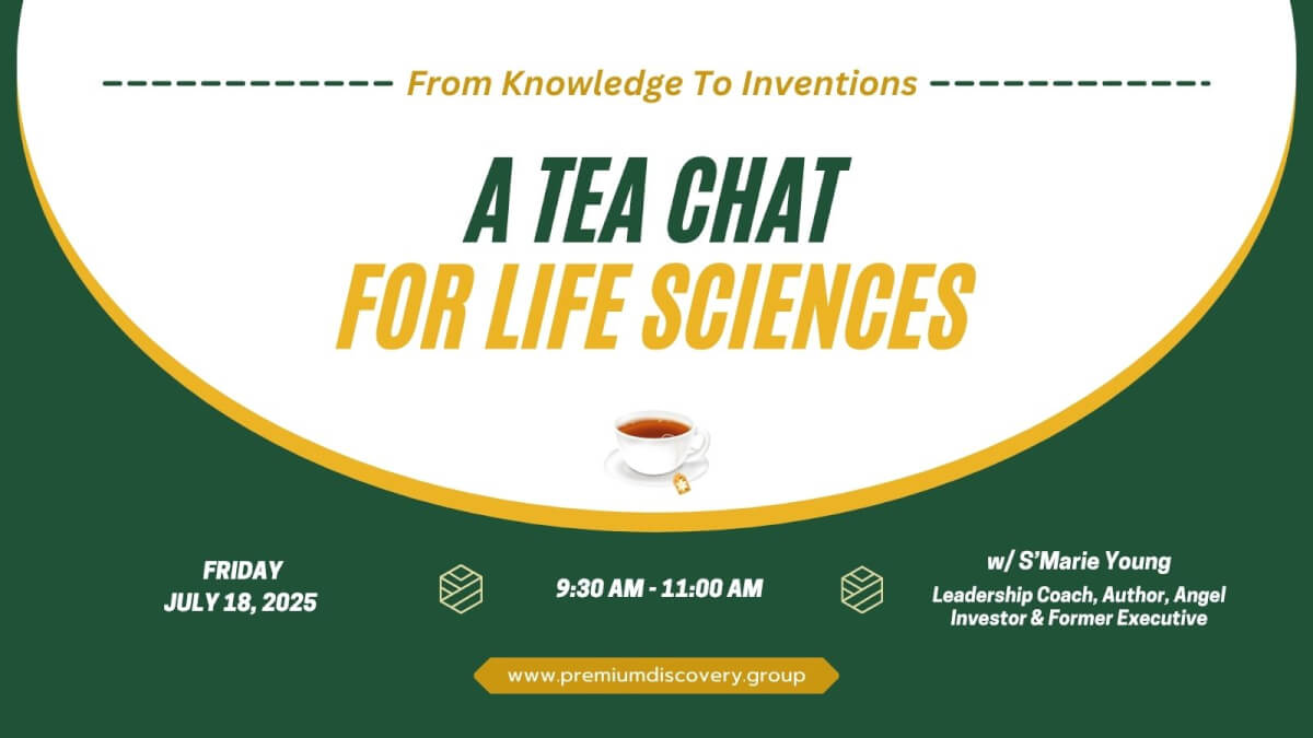 A Tea Chat For Life Sciences + S'Marie Young, Angel Investor & Leadership Coach