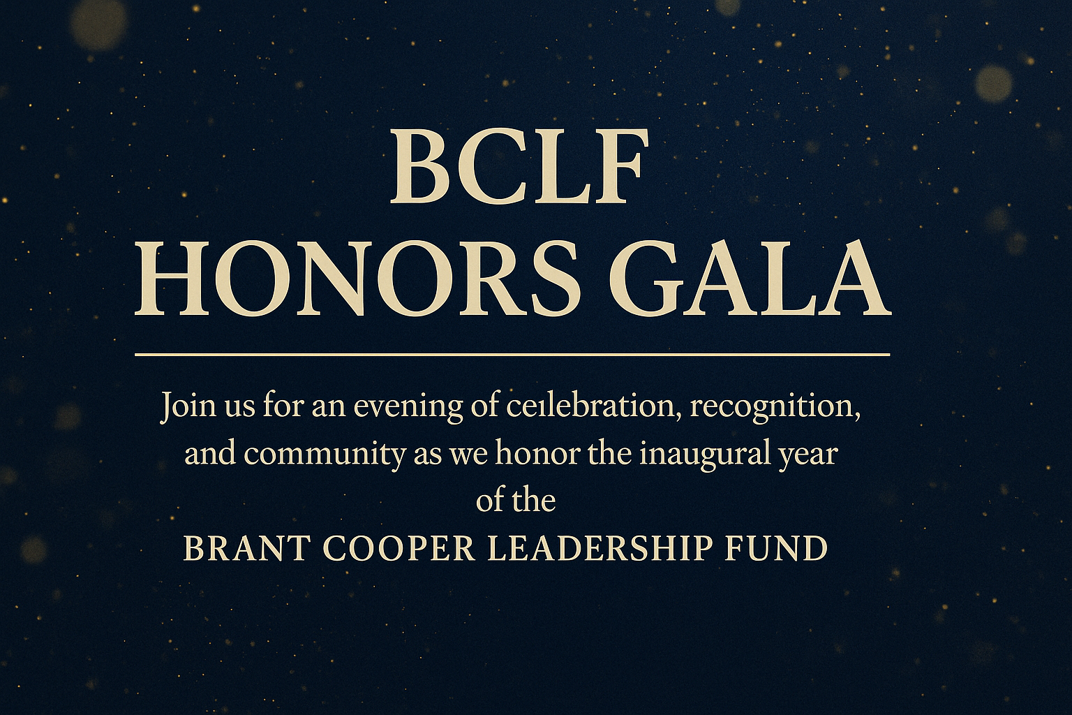 BCLF Honors Gala