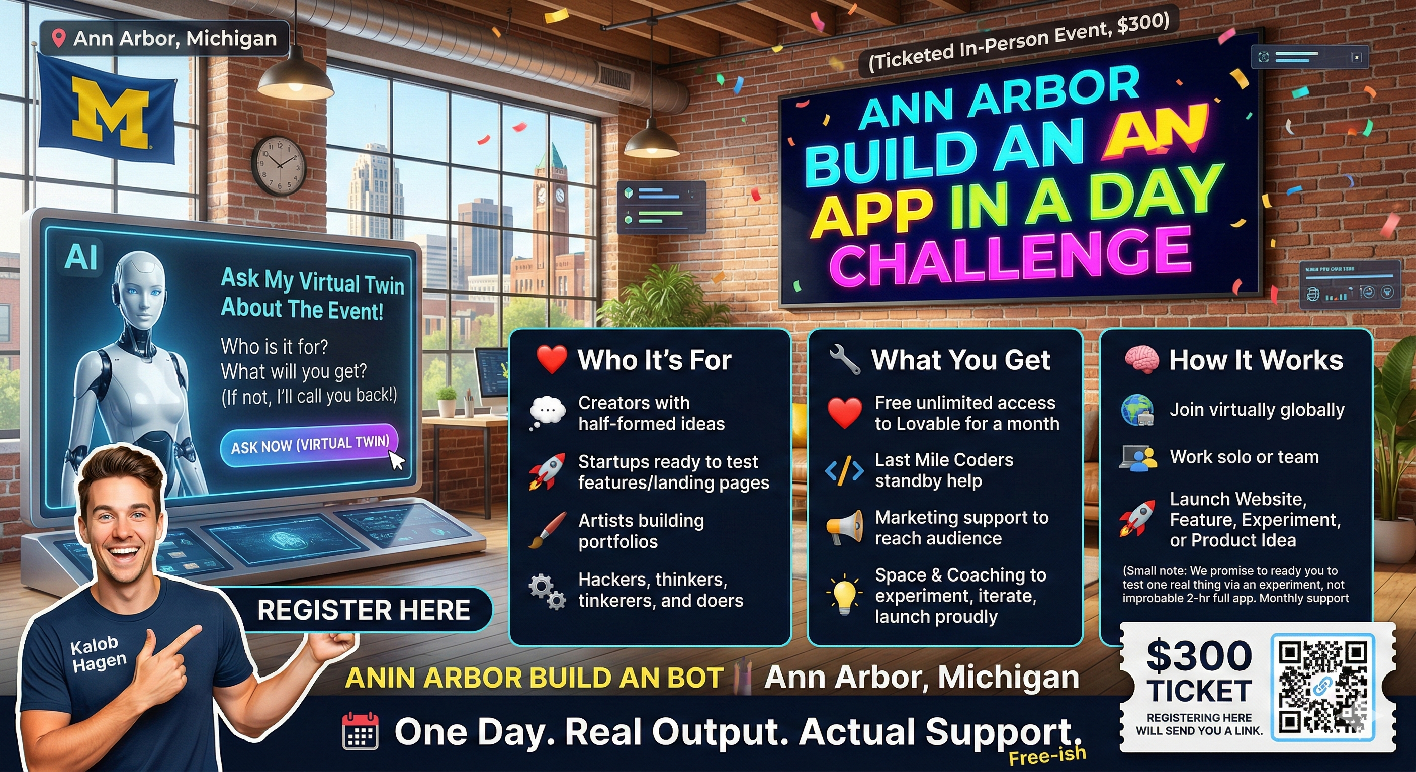 ROME wasn't built in a day, but your Ann Arbor startup was vibe-ai-thon! 
