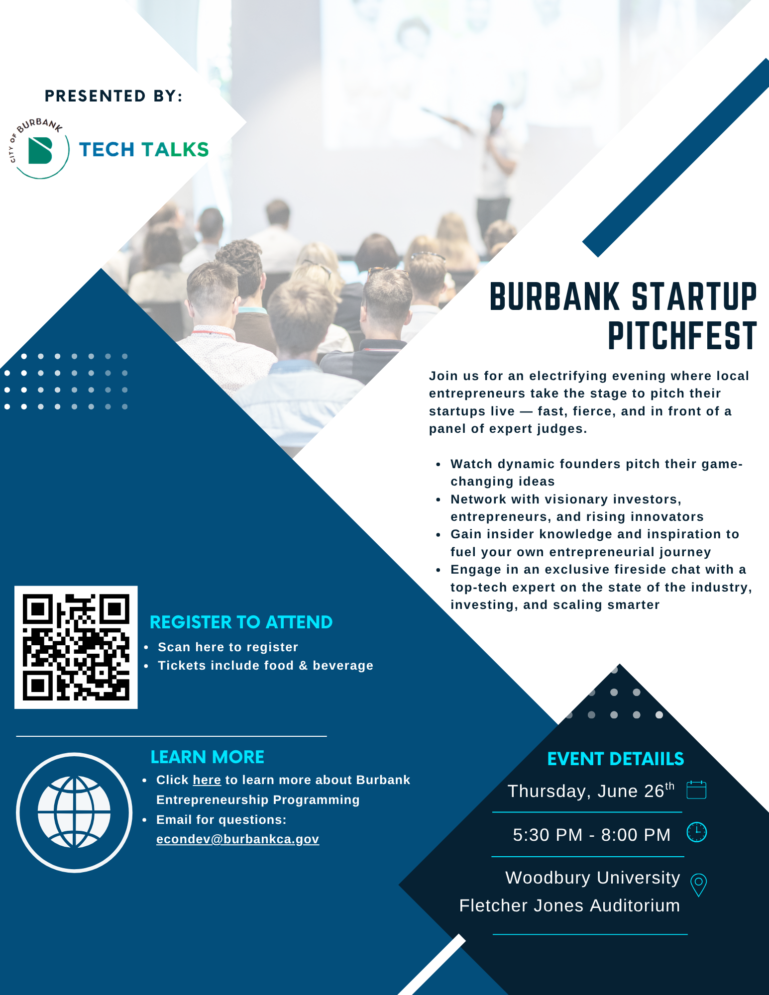 Burbank Startup Pitch Fest by Burbank Tech Talks