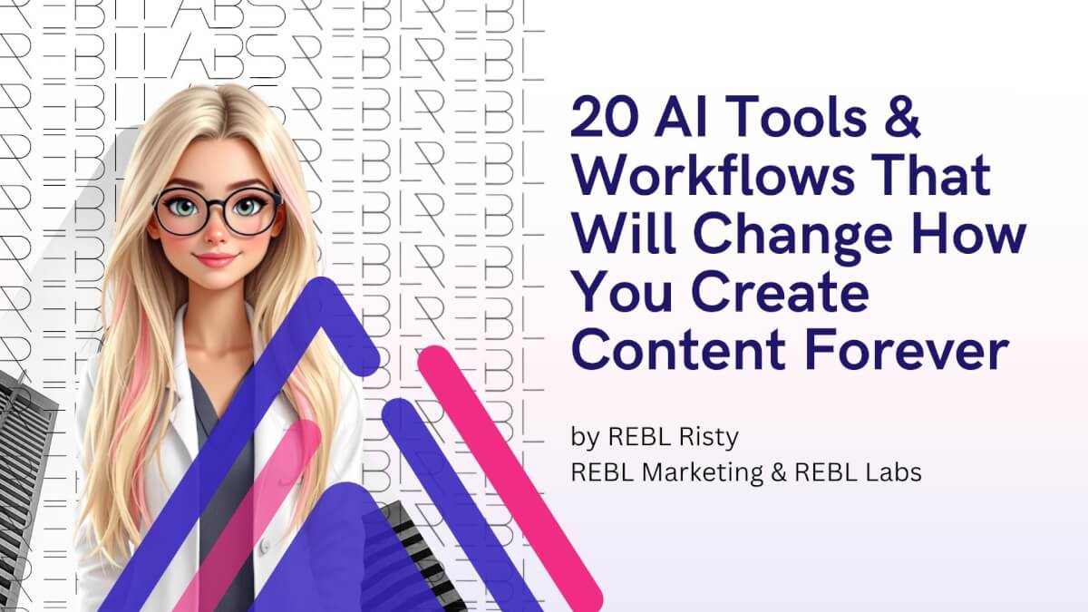 20 AI Tools & Worksflows that will change how you create content FOREVER