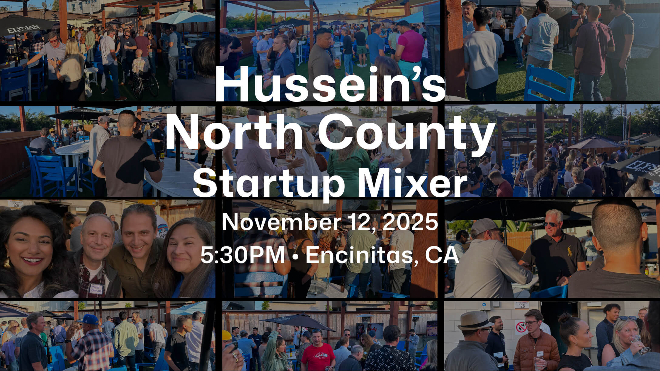 Hussein’s North County Startup Mixer - November 2025