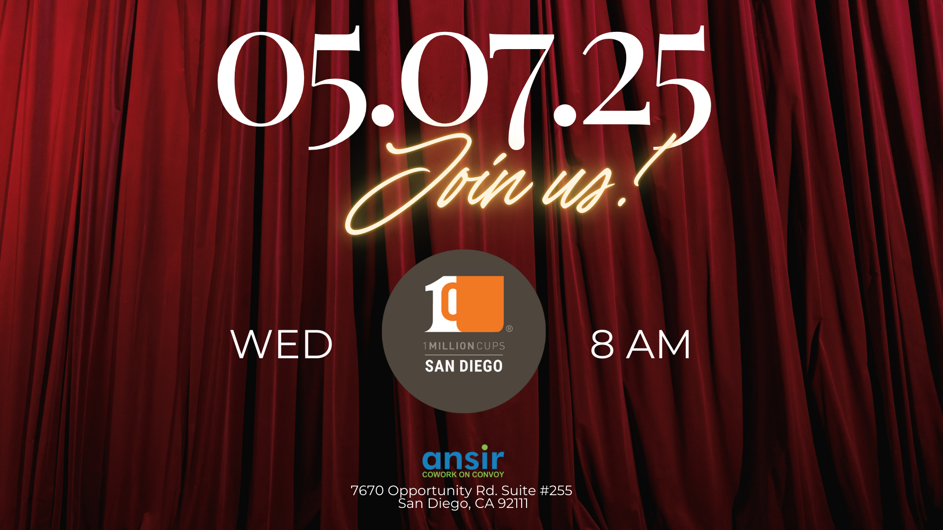 Fuel New Ideas: 1MC San Diego 5/7