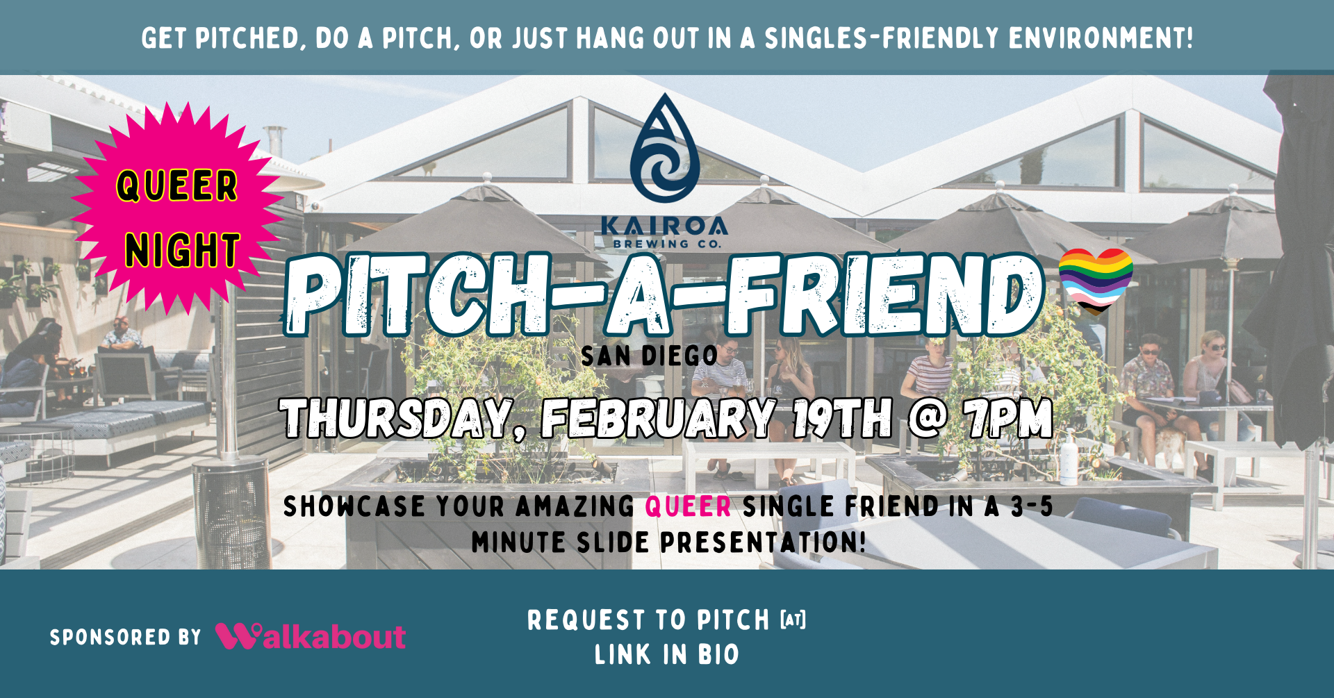 Pitch-A-Friend @ Kairoa Brewing - Queer Night!