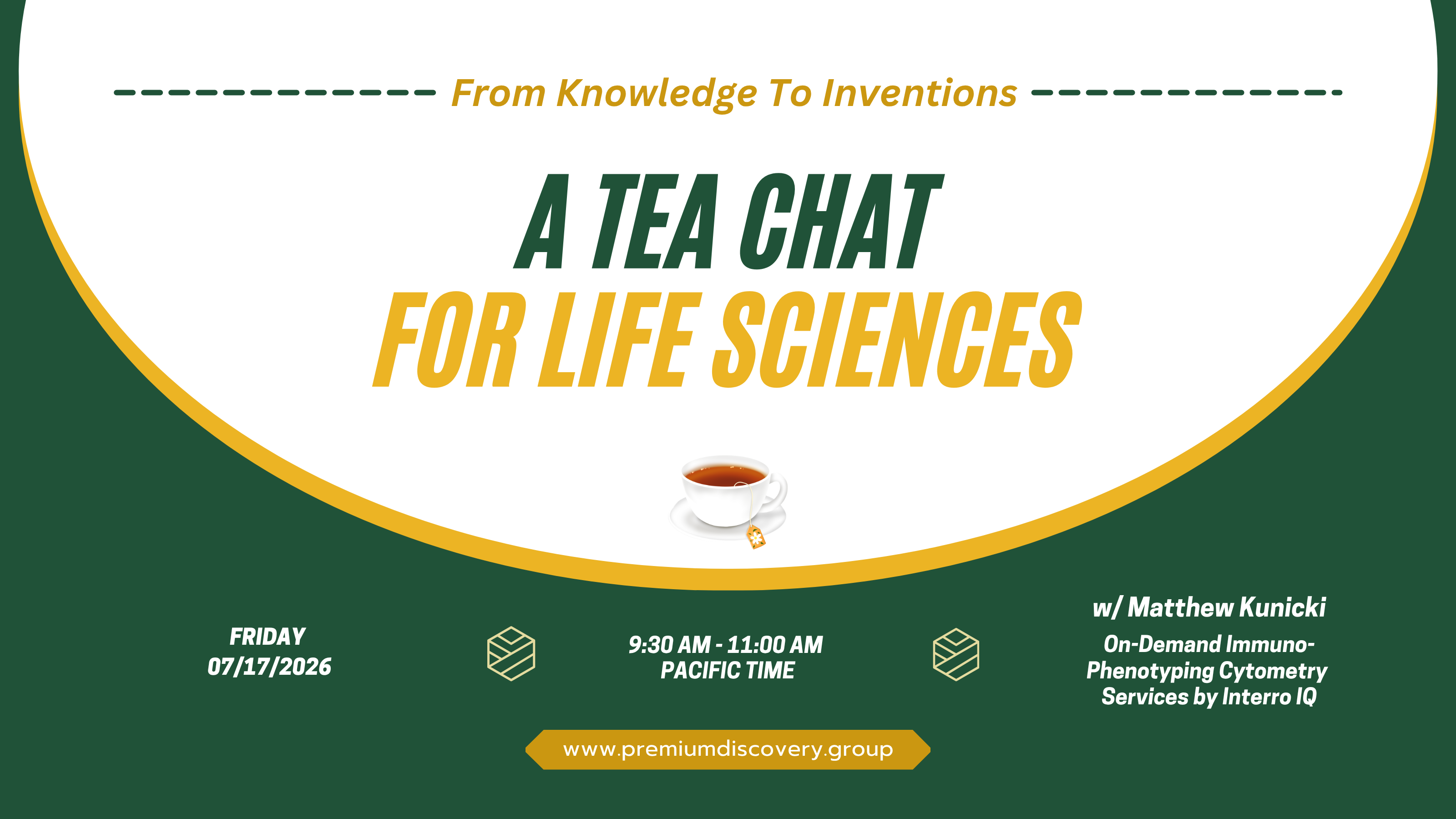 A Tea Chat For Life Sciences w/ Matthew Kunicki