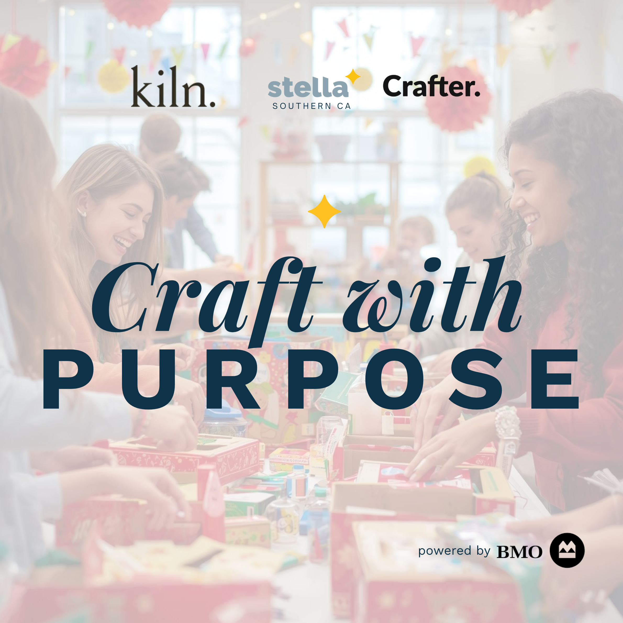 Stella x Crafter Cares: Craft with Purpose This Holiday Season Event Page ​ Overview Guests