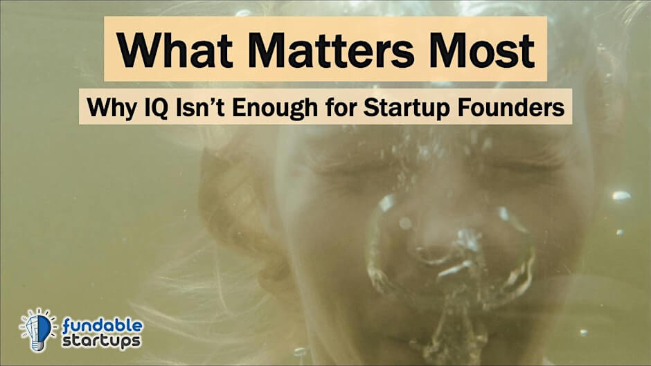 What Matters Most for Startup Founders