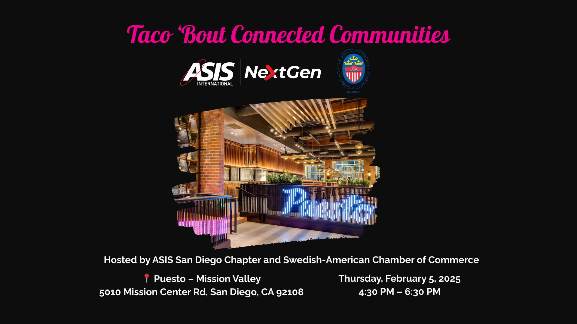 Let's Taco 'Bout Connected Communities