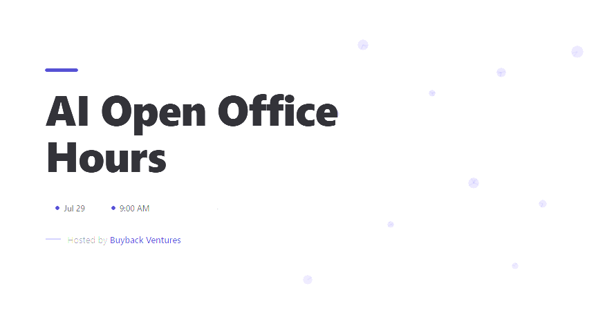 AI Open Office Hours
