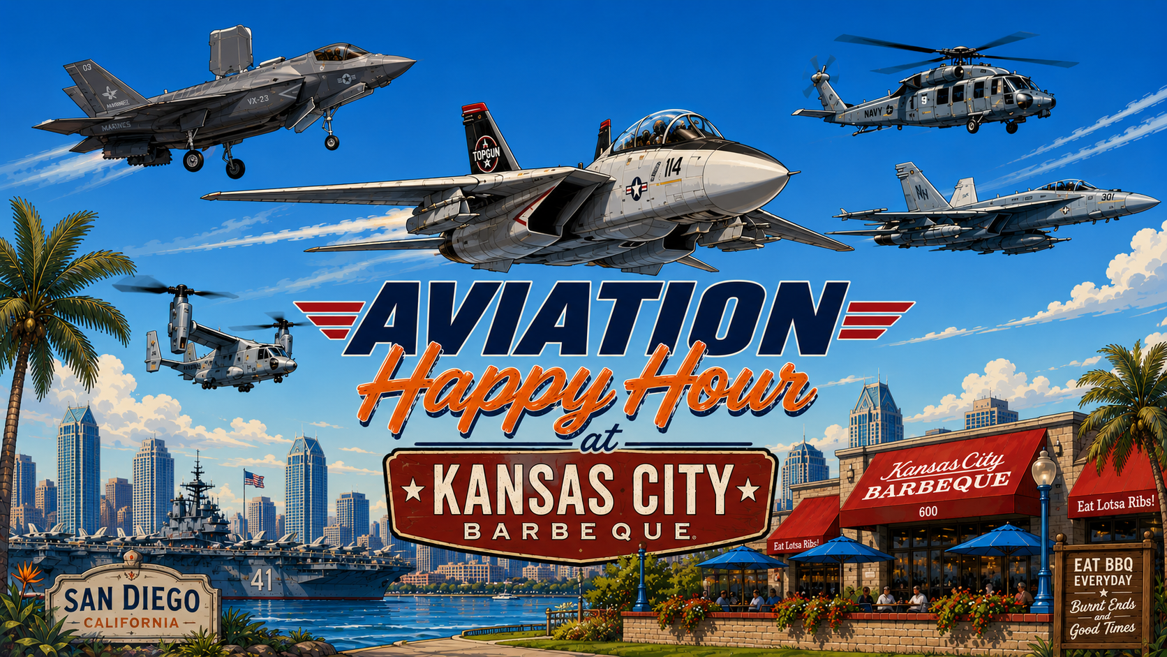 Pre-AIAA AVIATION Happy Hour at the Top Gun Bar