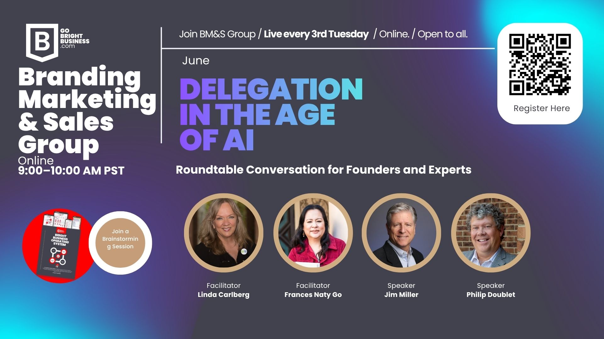 Branding, Marketing & Sales Group — Monthly Meeting