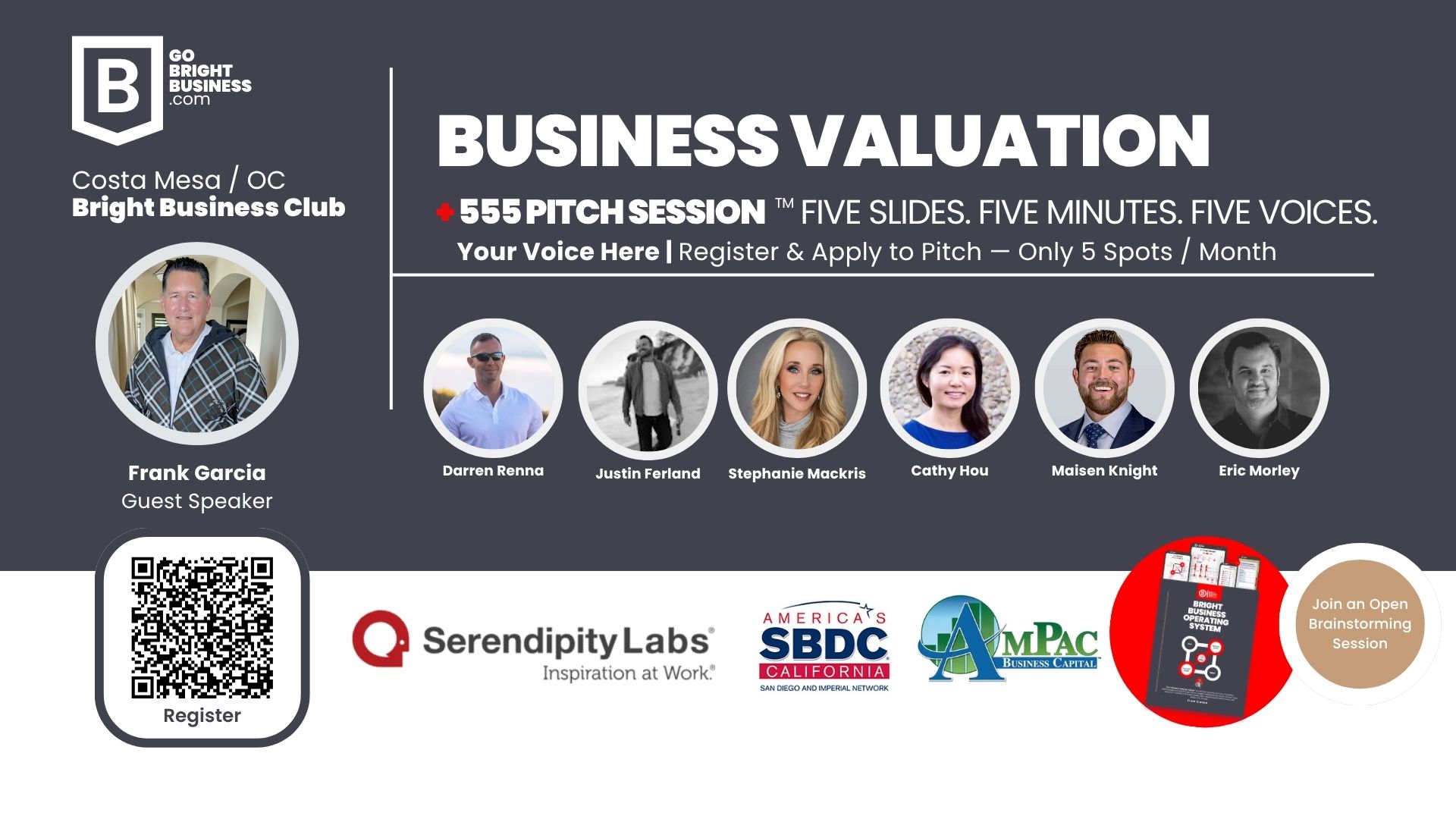 Costa Mesa Bright Business Club: Monthly Founders and Experts Collaborative Meeting 