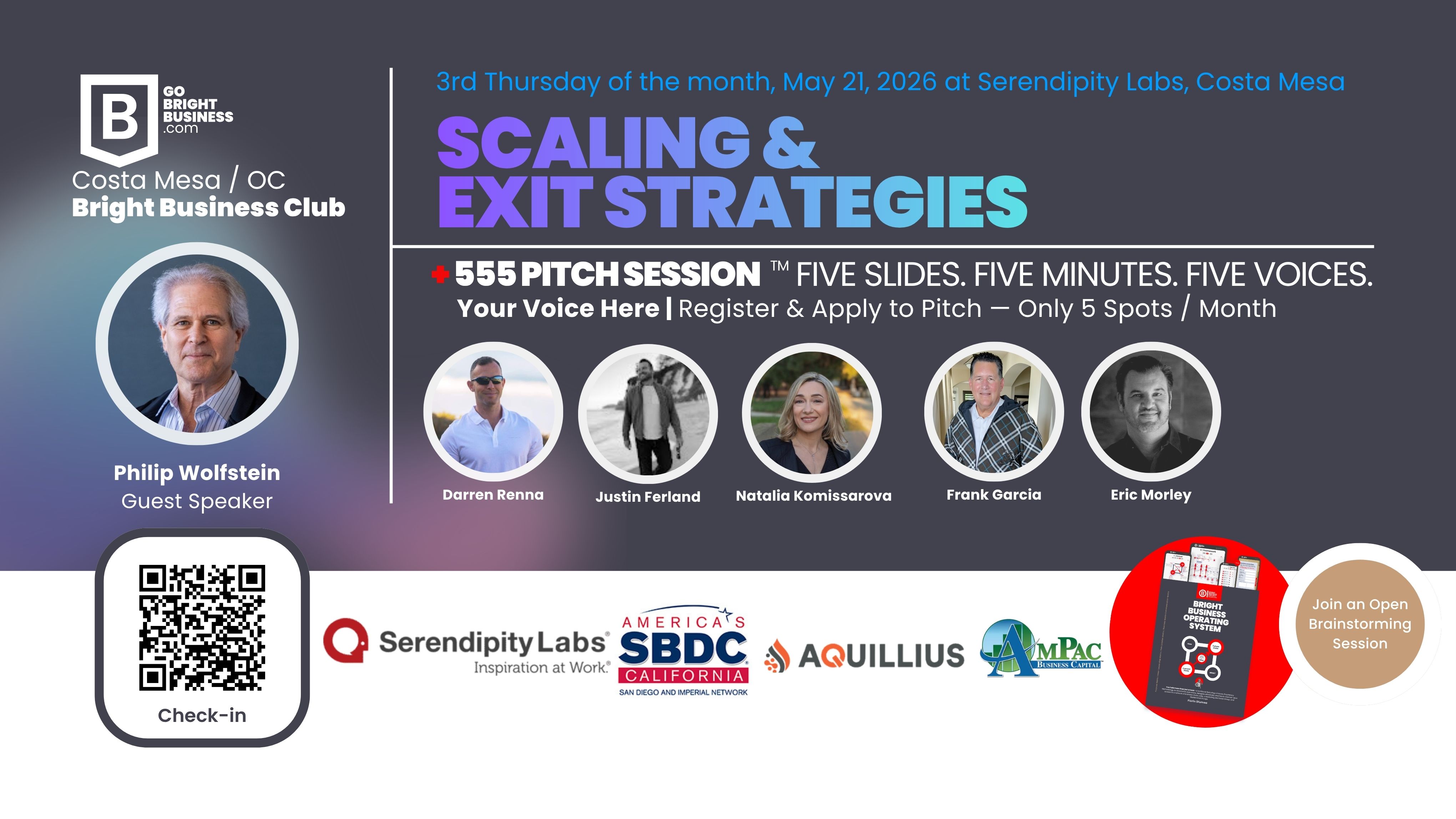 Costa Mesa Bright Business Club: Monthly Founders and Experts Collaborative Meeting  