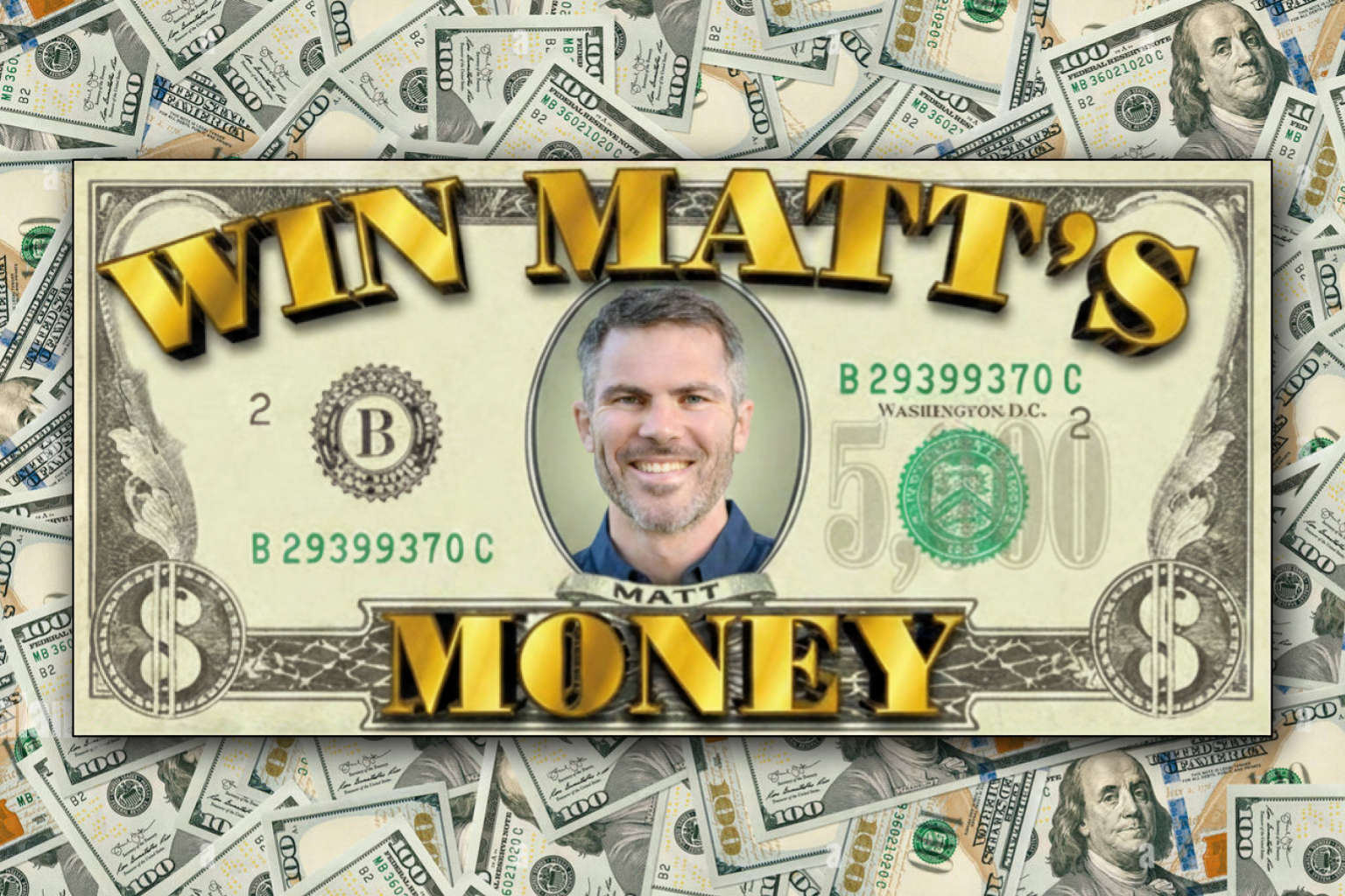 A business strategy challenge where you participate for a chance to Win Matt's Money! [LIVE ONLINE GAMESHOW]