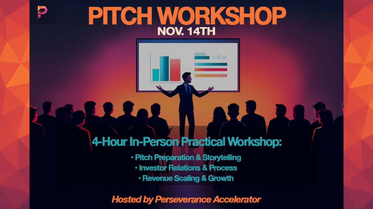 4-Hour In-Person Practical Workshop: Master Pitch Preparation, Investor Relations & Revenue Scaling