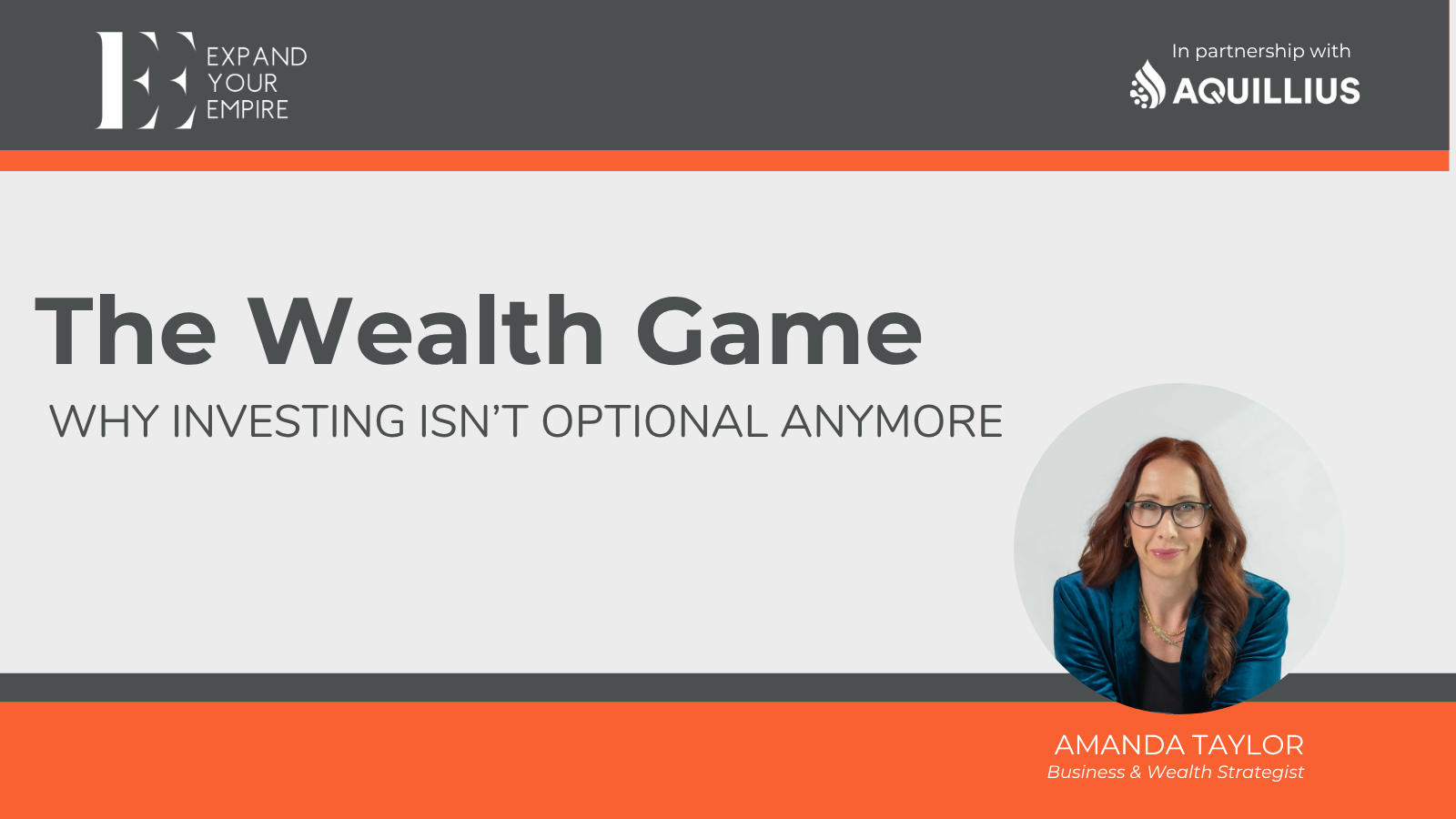 The Wealth Game: Why Investing Isn’t Optional Anymore